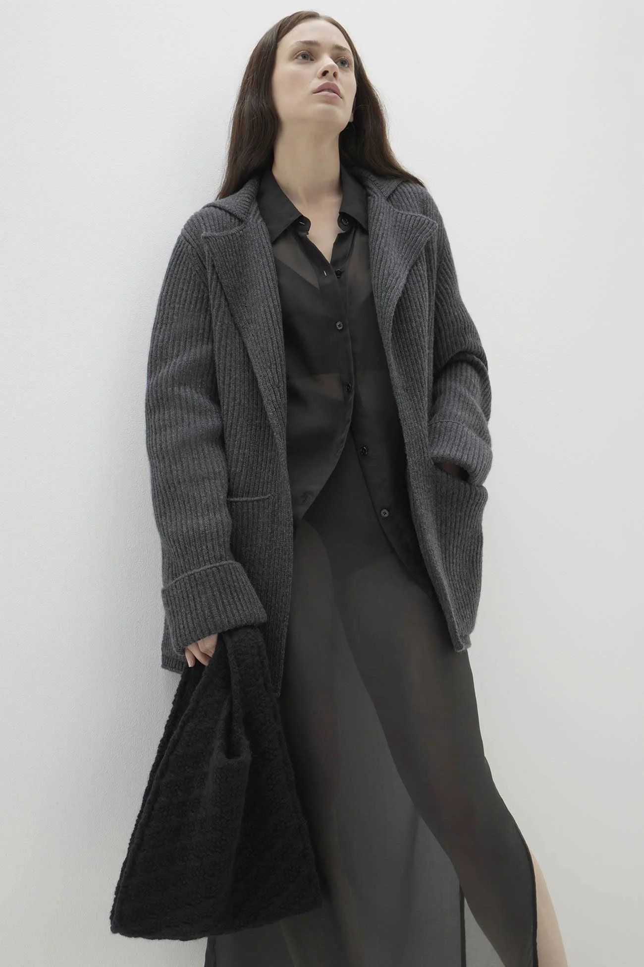 ZENA RIBBED CASHMERE CARDIGAN - Image 5