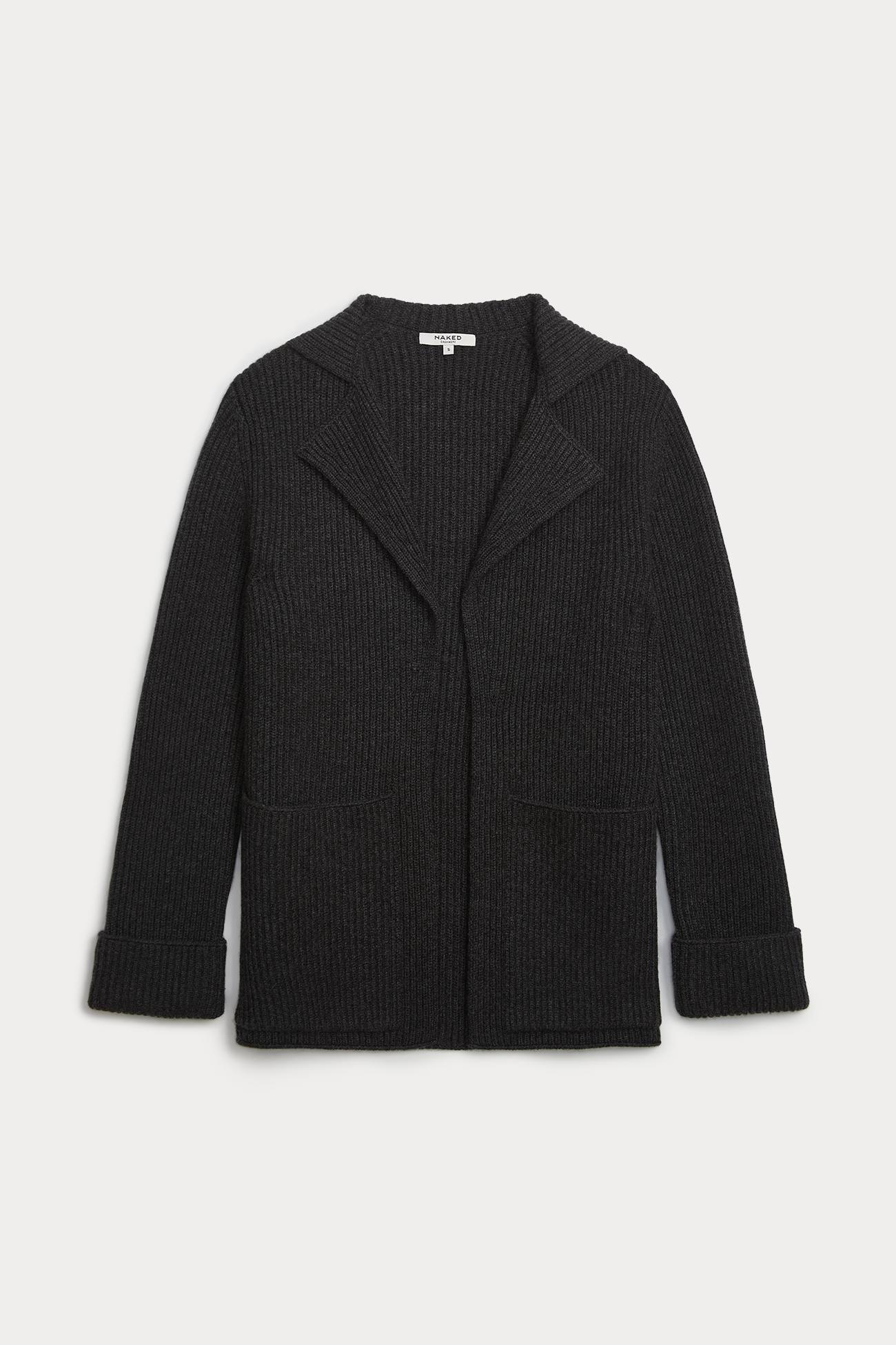 ZENA RIBBED CASHMERE CARDIGAN - Image 6